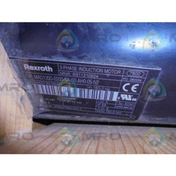 REXROTH MAD130D-0200-SA-S0-AH0-05-N2 3-PHASE INDUCTION MOTOR Origin IN BOX