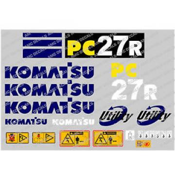 KOMATSU PC27R BAGGER-AUFKLEBER-AUFKLEBER-SATZ