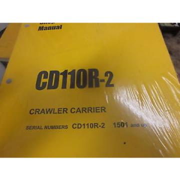Komatsu CD110R-2 Crawler Carrier Shop Manual s/n 1501 &amp; Up