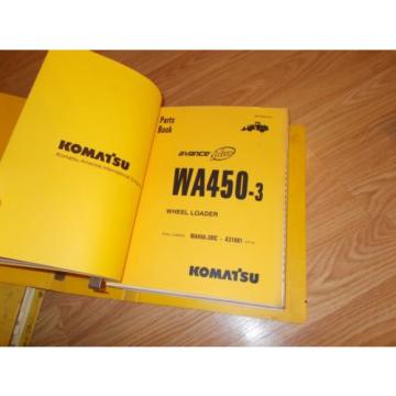 Komatsu WA450-3MC A31001~UP PARTS OPERATION &amp; MAINTENANCE MANUAL WHEEL LOADER