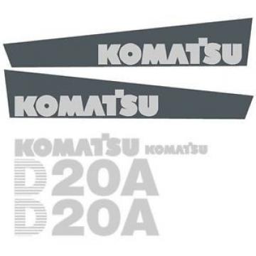 Brand New Komatsu Dozer D20A Decal Set with Stripe
