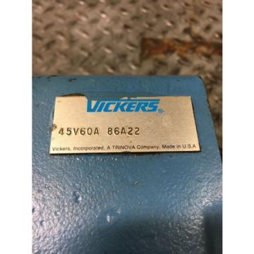 Vickers 45V60A 86A22 Hydraulic Pump Warranty Fast Shipping