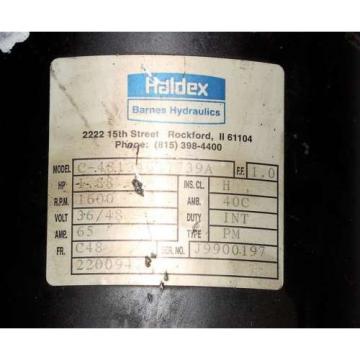 New C-481340X7739A Haldex Barnes Hydraulic Motor / Pump Assembly 1600 RPM 48V