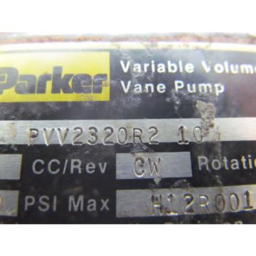 Parker PVV2320R2-10 Variable Volume Vane Pump