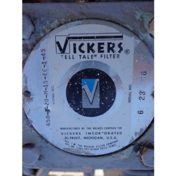 15 Hp Vickers Hydraulic Power Package Unit Vickers CT-10-B-10 CHJO11742
