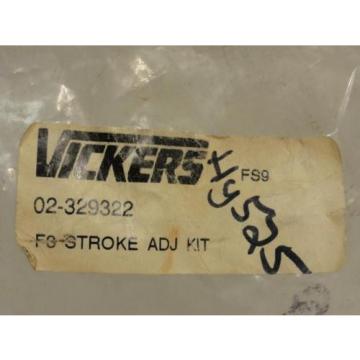 166712 Old-Stock, Vickers 02-329322 Hydraulic Valve Stroke Adjustment