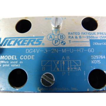 Vickers DG4V-3-2N-M-U-H7-60 Directional Control Solenoid Valve 24VDC  USED