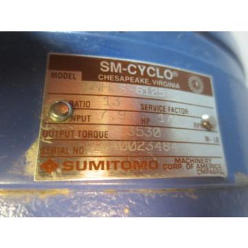 Sumitomo Gear Reducer Model CNHJMS5-6125Y-13 13:1 Ratio 1750 RPM 795 Input HP
