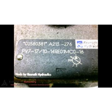 REXROTH HYDRAULICS 00580381 PILOT OPERATED VANE pumps, SIZE: 10, #191026