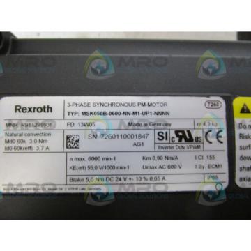 REXROTH MSK050B-0600-NN-M1-UP1-NNNN MAGNET MOTOR Origin IN BOX