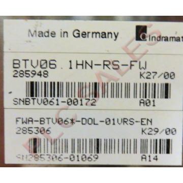 Indramat Rexroth BTV061HN-RS-FW  |  System 200 Operator Interface