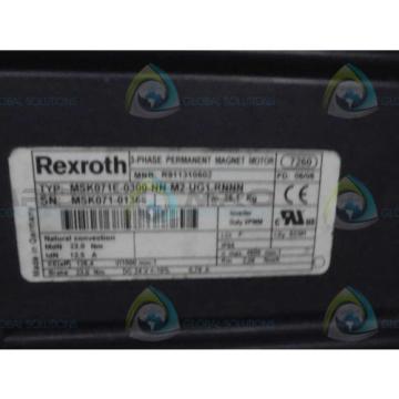 REXROTH MSK071E-0300-NN-M2-UG1-RNNN SERVO MOTOR Origin NO BOX