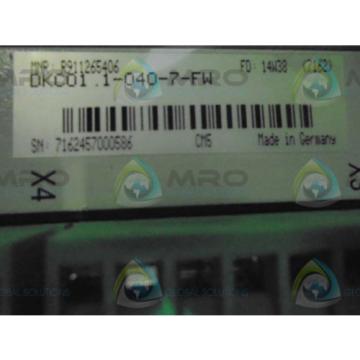 REXROTH INDRAMAT DKC011-040-7-FW  Origin IN BOX