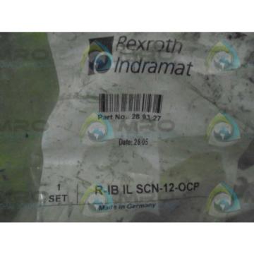 REXROTH INDRAMAT 28 93 27 R-IB IL SCN-12-OCP FACTORY SEAL
