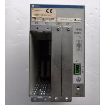 INDRAMAT REXROTH SERVO CONTROLLER PLC RACK CHASSIS CCD011-KE15-01-FW 11284231