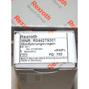 REXROTH R0442 793 01 Miniatur-Führungswagen MIN BALL RAIL RUNNER BLOCK NEU Origin