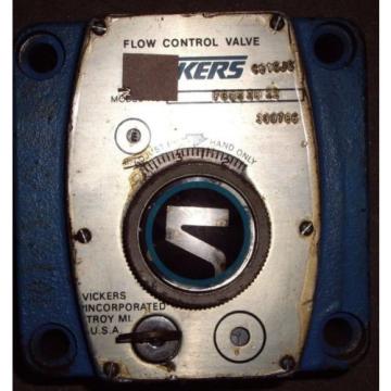 Vickers Hydraulic Flow Control , # FG032822 , A7L