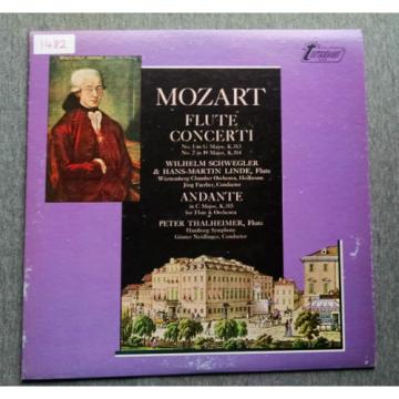 Mozart Flute Concerti 1 2 Turnabout Vox TV-S 34511 Schwegler Linde Faerber