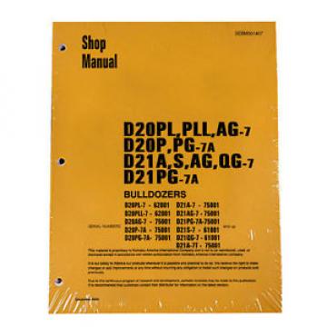 Komatsu Bulldozer D20P-7A, D21 A, Service Repair Manual