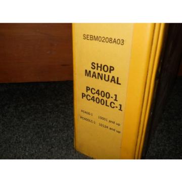 Komatsu PC400-1 PC400LC-1 shop manual