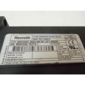REXROTH MSK050C-0600-NN-M1-UP1-NNNN SERVO MOTOR Origin IN BOX