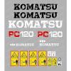 KOMATSU pc120-5 Escavatore Adesivo Decalcomania Set #1 small image