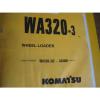 Komatsu WA320-3 3LE Wheel Loader Tractor Parts Book Manual BEPBW19070 Used