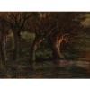 Wilhelm BLANKE 1873 - 1936 - Paisaje con árboles Linde del bosque #1 small image