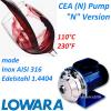 Lowara CEA AISI 316 Centrifugal Pump CEA70/3N/A 0,37KW 0,5HP 3x230/400V 50HZ Z1 #1 small image