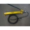 Enerpac P801 Hydraulic Hand Pump 1000psi  W/ Hose And Pressure Gage #7 small image