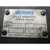 origin Vickers Hydraulic Pilot Operated Check Valve # DGPC-06-DB-51