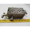 Vickers DGMS-3-2E-10-S 2 station hydraulic subplate port size SAE 3/4-16 UNF-2B #1 small image