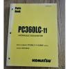 KOMATSU HYDRAULIC EXCAVATOR PC360LC-11 PARTS BOOK SER # A35001 AND UP #1 small image