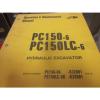 Komatsu PC150-6 PC150LC-6 Hydraulic Excavator Operation &amp; Maintenance Manual