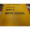 Komatsu D55S-2 Dozer Shovel Repair Shop Manual #1 small image