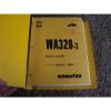 Komatsu WA320-3 Wheel Loader WA320-3LE A30001- Factory Parts Catalog Manual #2 small image