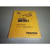 New Genuine Komatsu WA700-3 Wheel Loader Repair Shop Service Manual #1 small image