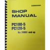Komatsu PC120-5 PC100-5 excavator Service Shop Manual #1 small image