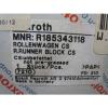 Bosch Japan Dutch Rexroth R185343118 Ball Roller Rail Runner Block Linear Bearing Carriage #4 small image