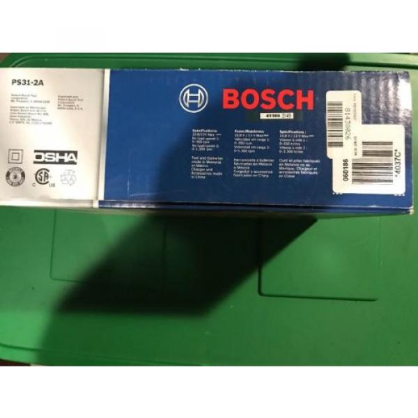 NEW IN BOX - BOSCH 12V MAX; PS31-2A; 3/8&#034; Drill Driver; w/ &#034;2&#034; LITHIUM-ION 2.0Ah #5 image