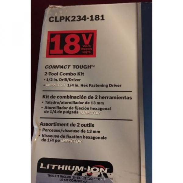 Brand New Bosch 18V Li-Ion 2-Tool Combo Kit CLPK234-181 #4 image