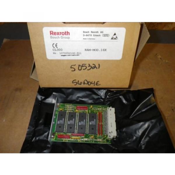 Rexroth Canada Korea Bosch CL300 RAM-MOD.16K 1070052192-511 #2 image