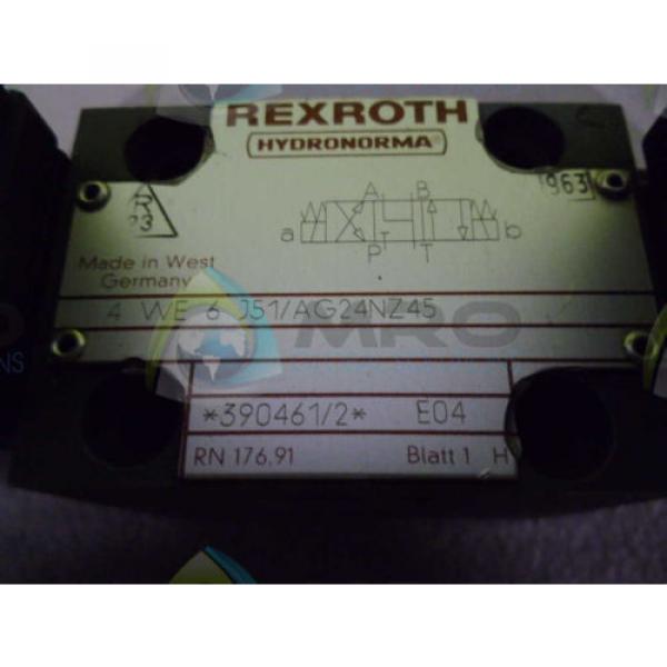 REXROTH Singapore Mexico 4WE6J51/AG24NZ45 VALVE *NEW NO BOX* #1 image