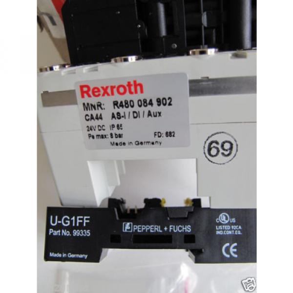 Rexroth R480084717A,  REXROTH R480 084 902 PNEUMATIC VALVE TERMINAL SYSTEM #10 image