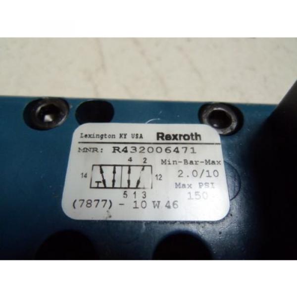 REXROTH GT-010062-02424 SOLENOID VALVE USED #6 image