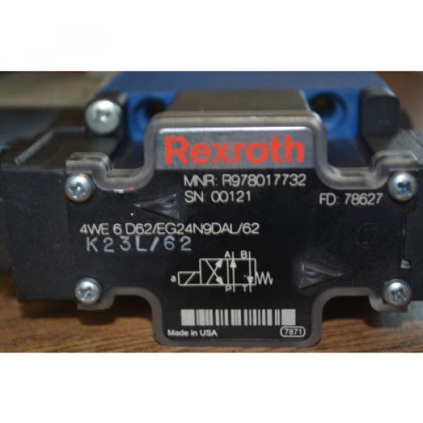 Rexroth Directional Control Valve 4WE6D62/EG24N9D FD 78627 #2 image