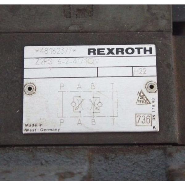 REXROTH 4WEH16J60/6AW120-60NETS2 VALVE W/ Z2FS-6-2-41-10V amp; 4WE6J52/AW120-60 #4 image
