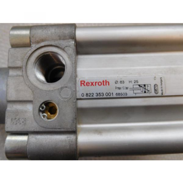 Rexroth Germany Egypt 0822 353 001 Pneumatic Cylinder Hub 25mm, Pistons ⌀63mm, Piston Rod 20mm #3 image