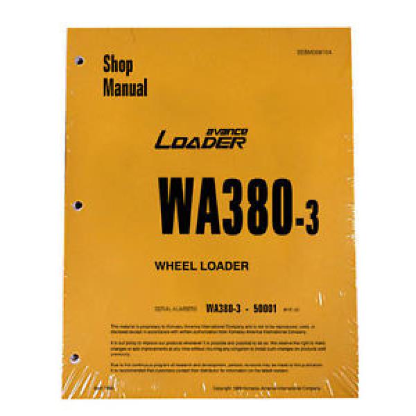 Komatsu WA380-3 Wheel Loader Service Repair Manual #1 #1 image