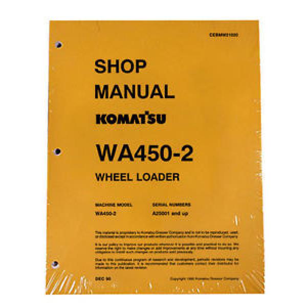 Komatsu WA450-2 Wheel Loader Service Repair Manual #1 image